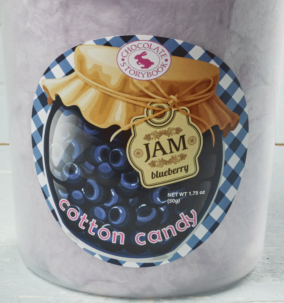 Blueberry Jam Cotton Candy