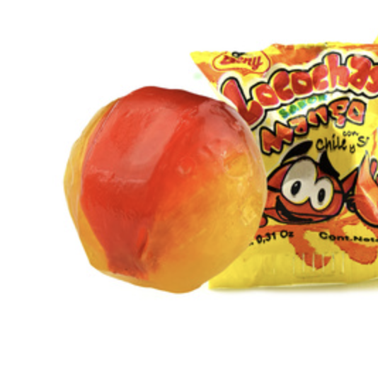 Beny Locochas Mango Hard Candy with Chili Center