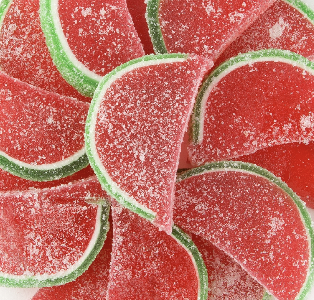 Watermelon Jelly Fruit Slices